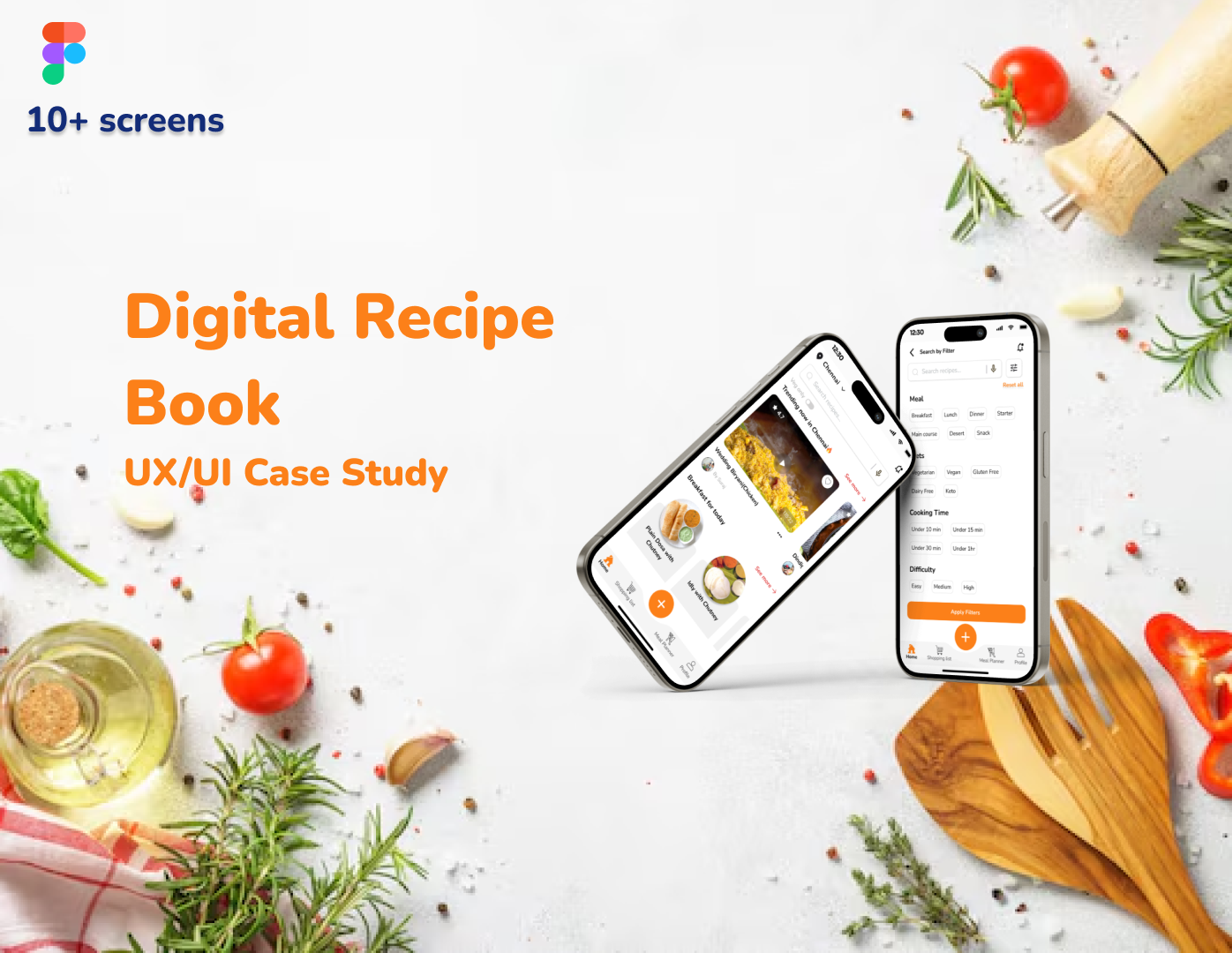 Digital Cooking Recipe – UI/UX Case Study