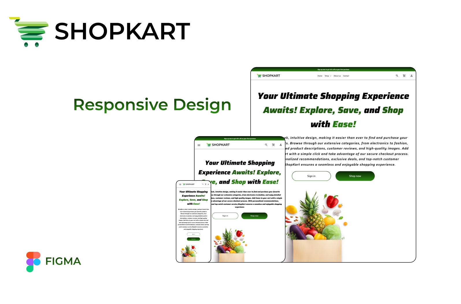 E-commerce Responsive Design